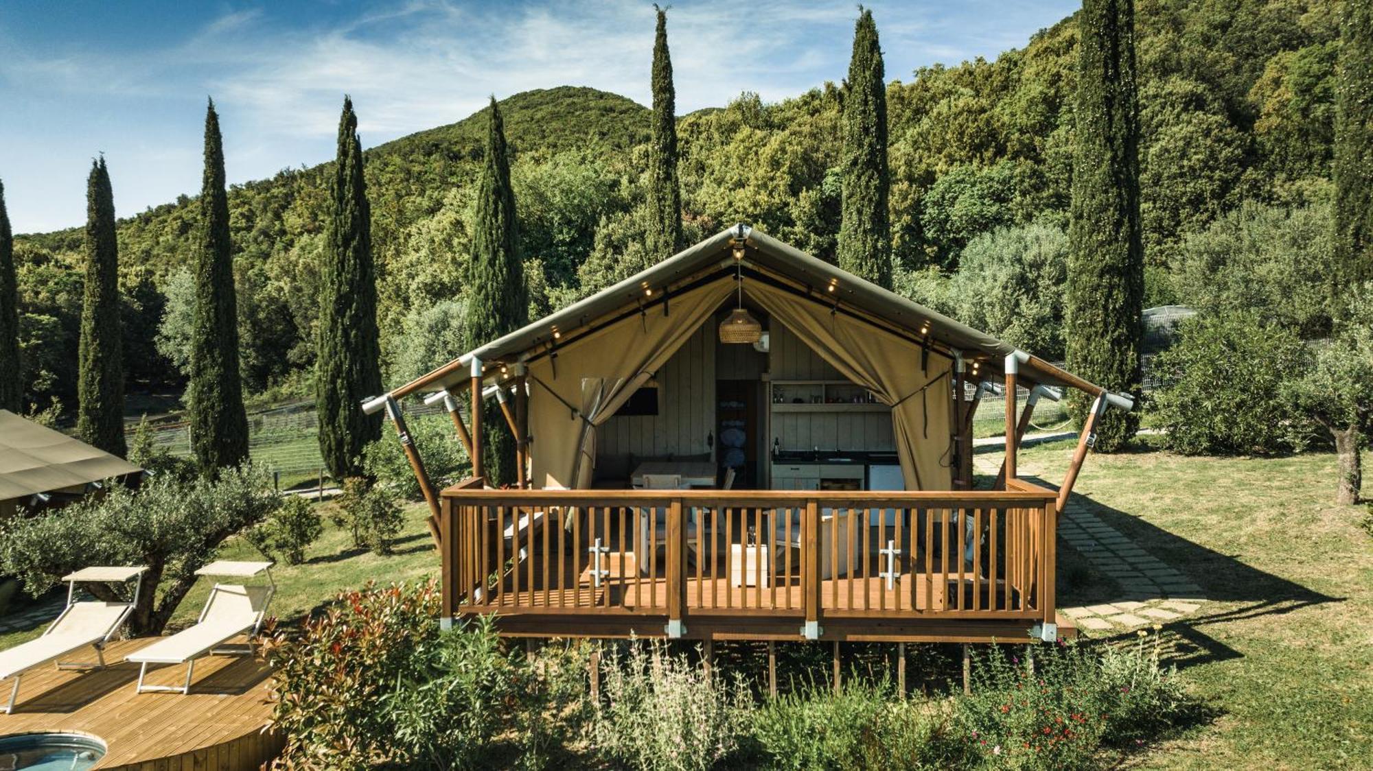 Hotel Glamping Le Tegole Riparbella Exterior foto